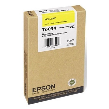 Струменевий картридж Epson St Pro 7800/7880/9800 Yellow (C13T603400)