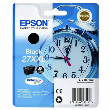 Струменевий картридж Epson 27XXL WF-7620 Black XXL (C13T27914020)