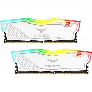 Оперативна пам'ять DDR4 2x8GB/3600 Team T-Force Delta White RGB (TF4D416G3600HC18JDC01)