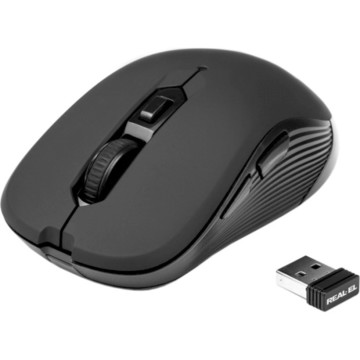 Мышка REAL-EL RM-330 Black USB