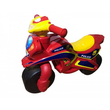 Дитячий велосипед Active Baby Police музичний червоно-жовтий (0139-0156М)