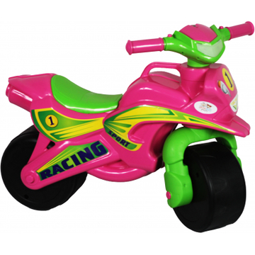 Детский велосипед Active Baby Sport музыкальный розово-зеленый (0139-013М)
