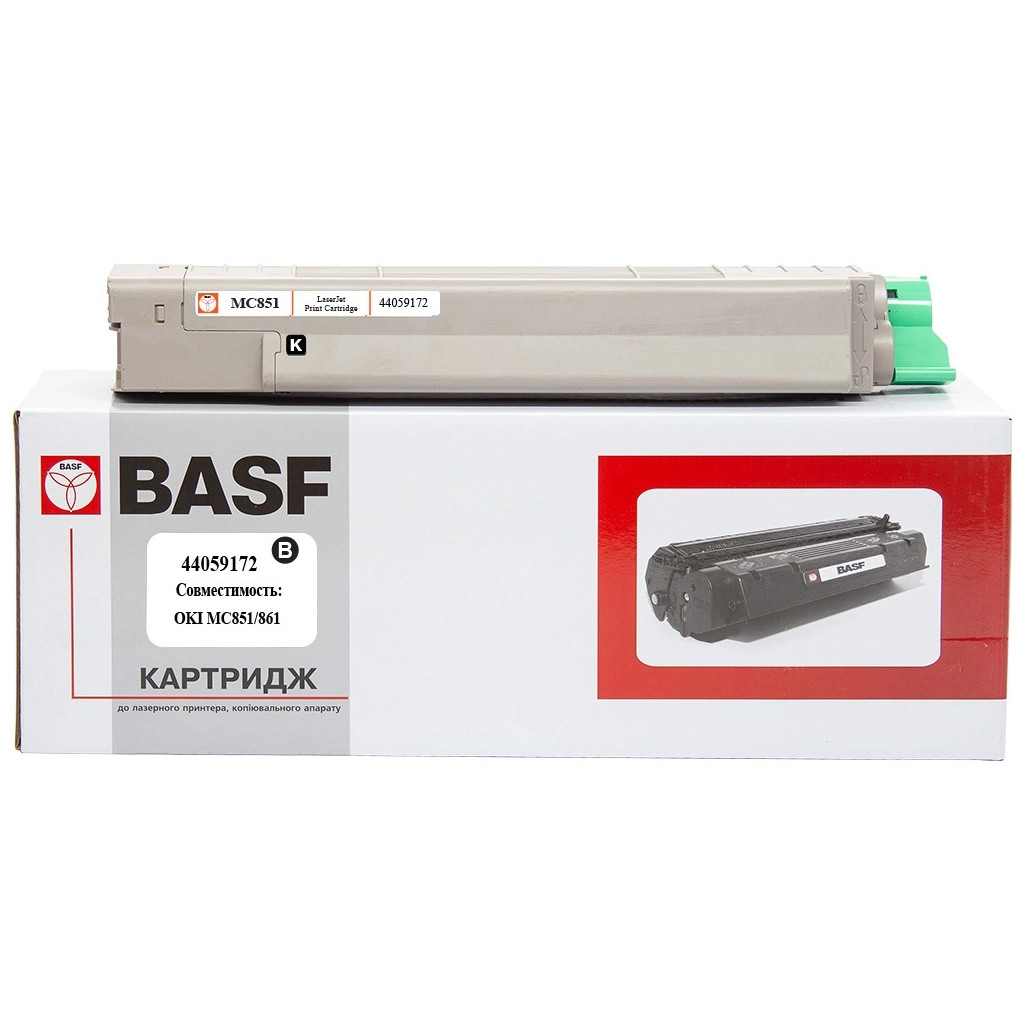 Картридж BASF OKI MC851/861/ 44059172 Black (KT-MC851Bk)