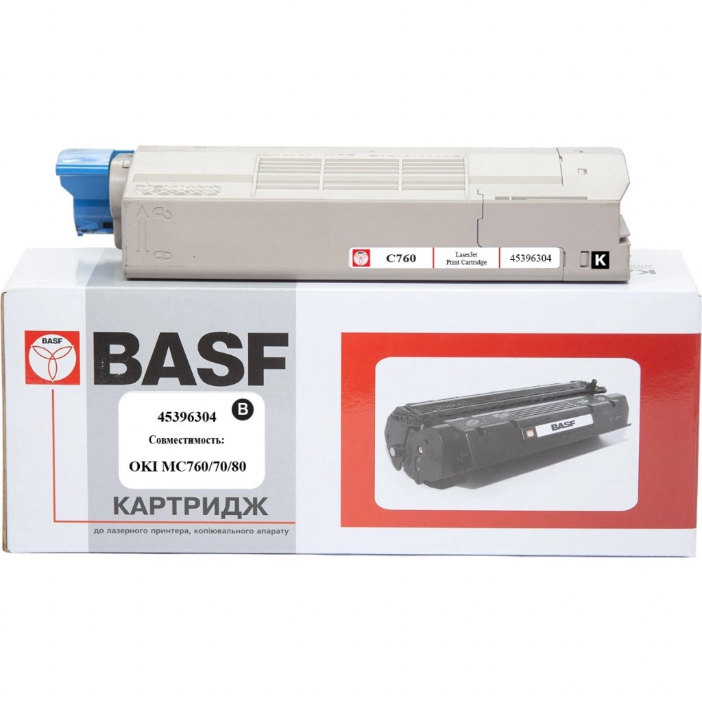 Картридж BASF OKI MC760/770/780/ 45396304 Black (KT-45396304)