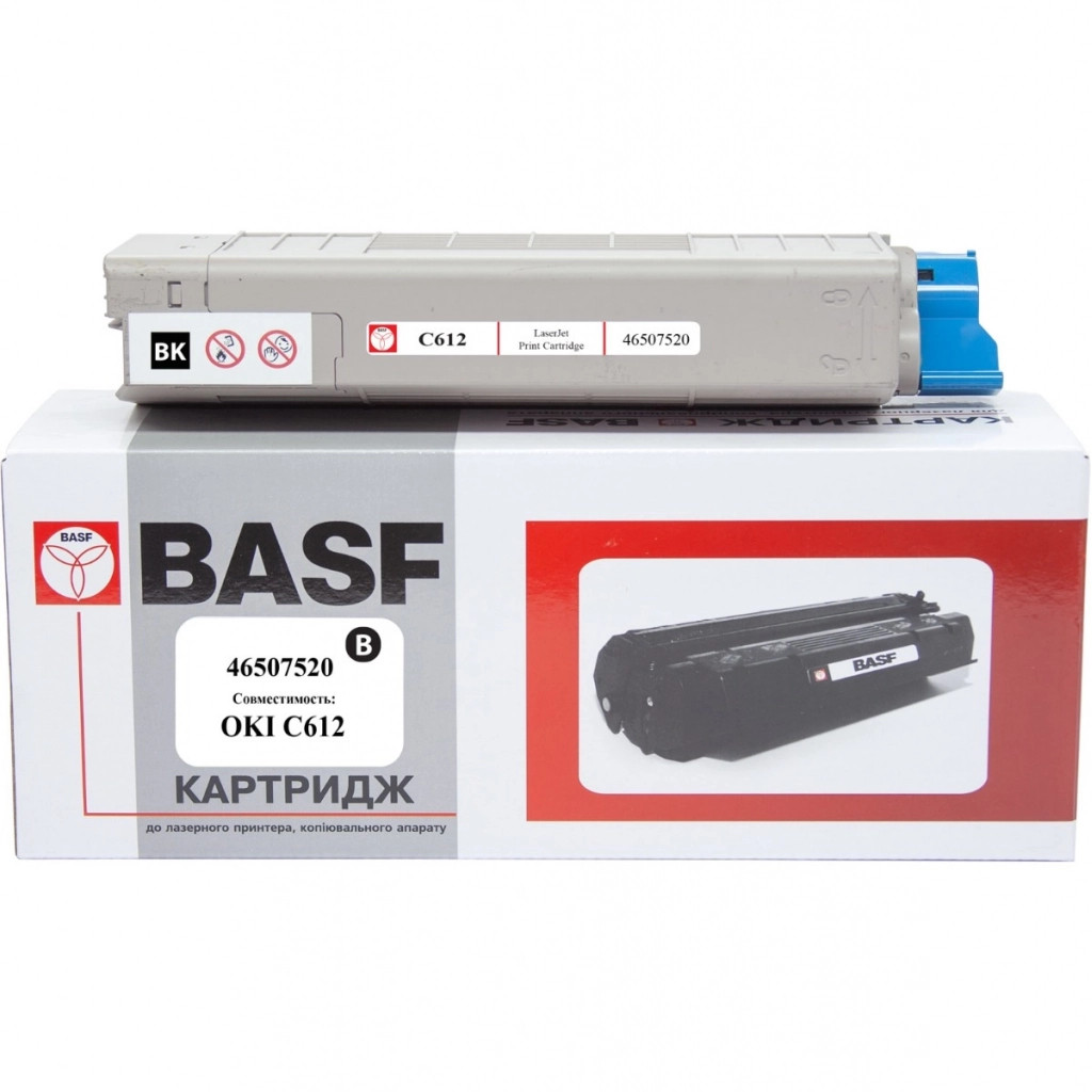 Картридж BASF OKI C612/ 46507520 Black (KT-46507520)
