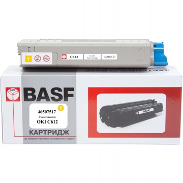 Картридж BASF OKI C612/ 46507517 Yellow (KT-46507517)