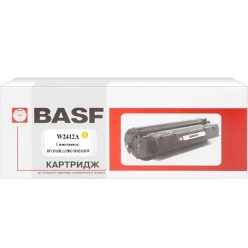 Картридж BASF HP CLJ M182/183 W2412A Yellow without chip (BASF-KT-W2412A-WOC)