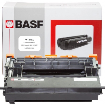 Картридж BASF HP LJ Enterprise M611/612 MFP M634/635/636 Black without c (KT-W1470A-WOC)