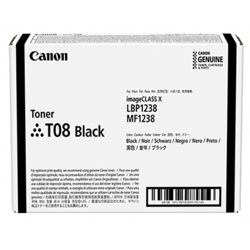Тонер-картридж Canon T08 Black (3010C006AA)