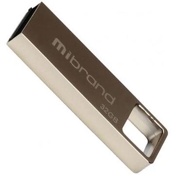 Флеш память USB Mibrand 32GB Shark Silver USB 2.0 (MI2.0/SH32U4S)