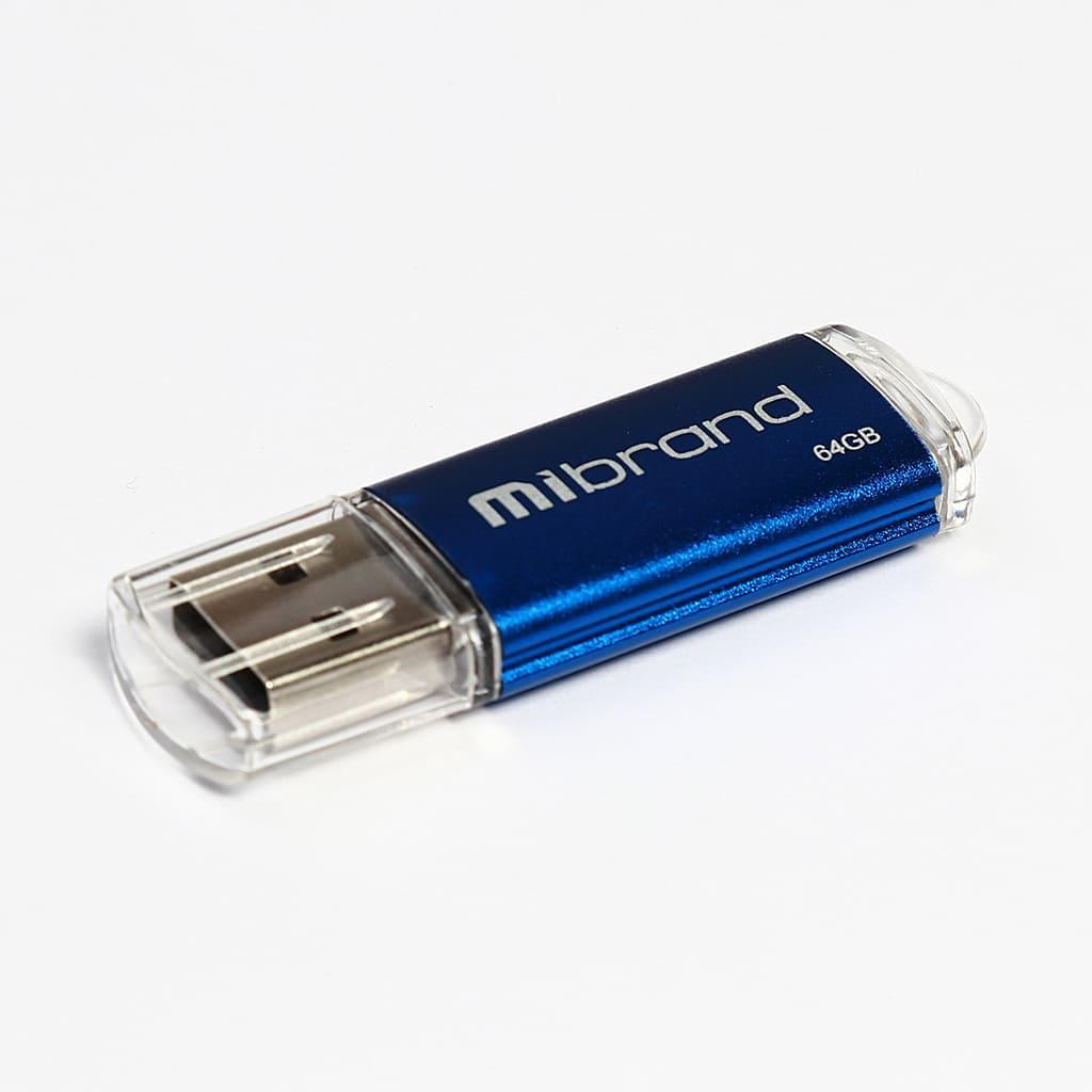 Флеш память USB Mibrand 64GB Cougar Blue USB 2.0 (MI2.0/CU64P1U)