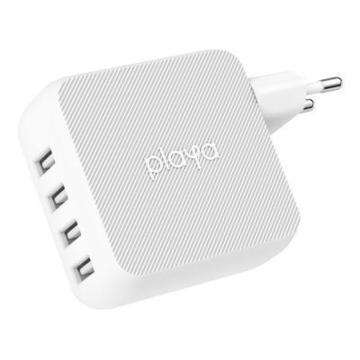 Зарядний пристрій Belkin Playa by Belkin Home Charger 40W 4-PORT USB 2.4A, white (PP0003VFC2-PBB)