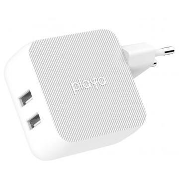 Зарядное устройство Belkin Playa Home Charger 12W DUAL USB 2.4A, white (PP0007VFC2-PBB)