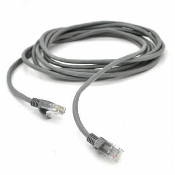 Патч-корд 1.5м, RJ-45, Cat.5e, CU, медь, серый Ritar (PCR-CU/1.5G / 09100)