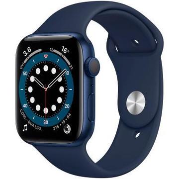 Смарт-годинник Apple Watch 6 GPS 44mm Blue Aluminium Case with Deep Navy Sport Band (M00J3UL/A)