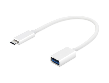 Адаптер і перехідник USB2.0 Type-C --> Micro USB (OTG) OEM, 0.2м, White