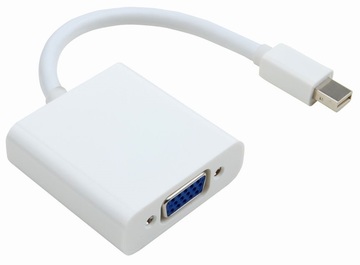 Адаптер і перехідник mini DisplayPort M --> VGA F White