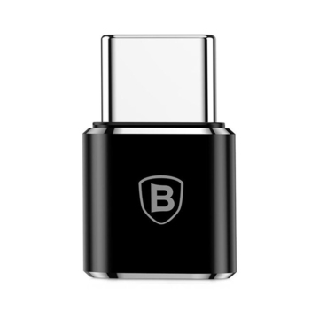 Кабель синхронізації USB Адаптер Baseus Type-C-USB Micro Female Adapter Converter Black