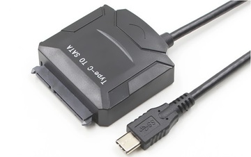 Адаптер и переходник USB3.1 Type-C --> SATA III (F) 2.5"/3.5" 7+15pin с БП
