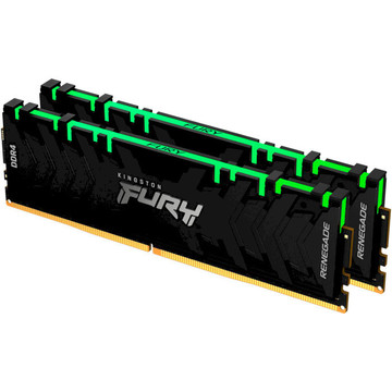 Оперативная память Kingston Fury 16GB (2x8GB) DDR4 3200 MHz Renegade RGB (KF432C16RBAK2/16)