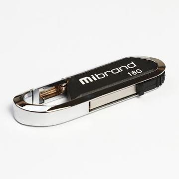 Флеш память USB Mibrand 16GB Aligator Black USB 2.0 (MI2.0/AL16U7B)
