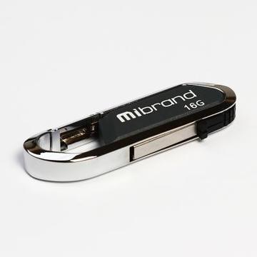 Флеш память USB Mibrand 16GB Aligator Grey USB 2.0 (MI2.0/AL16U7G)