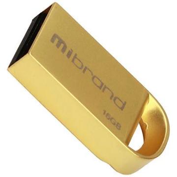 Флеш пам'ять USB Mibrand 16GB lynx Gold USB 2.0 (MI2.0/LY16M2G)