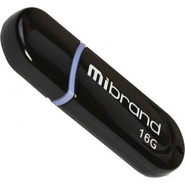 Флеш память USB Mibrand 16GB Panther Black USB 2.0 (MI2.0/PA16P2B)