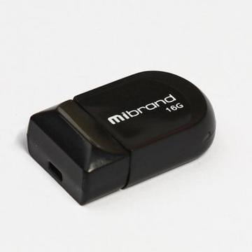 Флеш память USB Mibrand 16GB Scorpio Black USB 2.0 (MI2.0/SC16M3B)