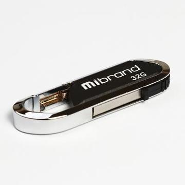 Флеш память USB Mibrand 32GB Aligator Black USB 2.0 (MI2.0/AL32U7B)
