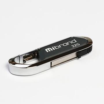 Флеш память USB Mibrand 32GB Aligator Grey USB 2.0 (MI2.0/AL32U7G)