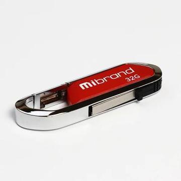 Флеш память USB Mibrand 32GB Aligator Red USB 2.0 (MI2.0/AL32U7DR)