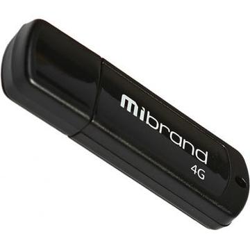 Флеш память USB Mibrand 32GB Grizzly Black USB 2.0 (MI2.0/GR32P3B)