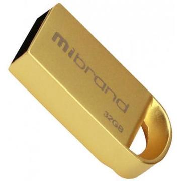 Флеш память USB Mibrand 32GB lynx Gold USB 2.0 (MI2.0/LY32M2G)