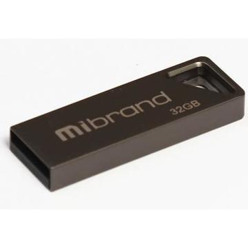 Флеш пам'ять USB Mibrand 32GB Stingray Grey USB 2.0 (MI2.0/ST32U5G)
