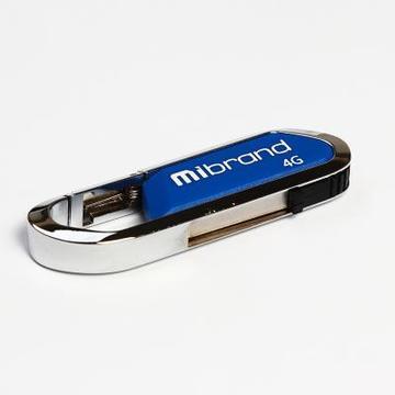 Флеш пам'ять USB Mibrand 4GB Aligator Blue USB 2.0 (MI2.0/AL4U7U)
