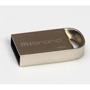 Флеш пам'ять USB Mibrand 4GB lynx Silver USB 2.0 (MI2.0/LY4M2S)