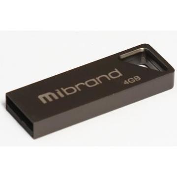 Флеш память USB Mibrand 4GB Stingray Grey USB 2.0 (MI2.0/ST4U5G)