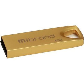 Флеш пам'ять USB Mibrand 4GB Taipan Gold USB 2.0 (MI2.0/TA4U2G)