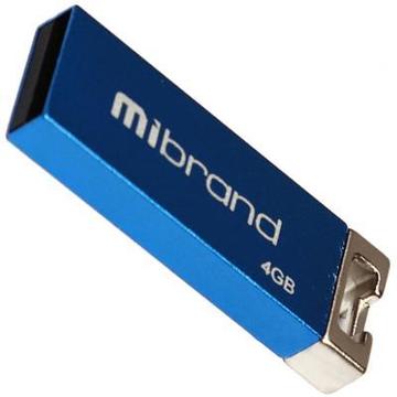 Флеш пам'ять USB Mibrand 4GB Сhameleon Blue USB 2.0 (MI2.0/CH4U6U)