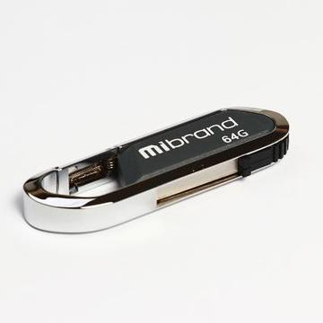 Флеш пам'ять USB Mibrand 64GB Aligator Grey USB 2.0 (MI2.0/AL64U7G)