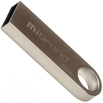 Флеш пам'ять USB Mibrand 64GB Puma Silver USB 2.0 (MI2.0/PU64U1S)