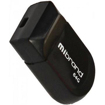 Флеш пам'ять USB Mibrand 64GB Scorpio Black USB 2.0 (MI2.0/SC64M3B)