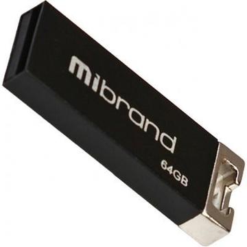 Флеш пам'ять USB Mibrand 64GB Сhameleon Black USB 2.0 (MI2.0/CH64U6B)