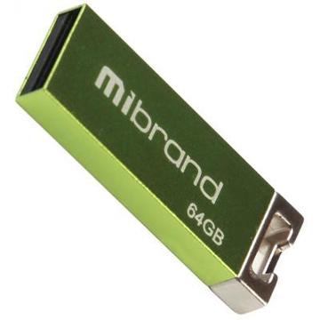 Флеш пам'ять USB Mibrand 64GB Сhameleon Light Green USB 2.0 (MI2.0/CH64U6LG)