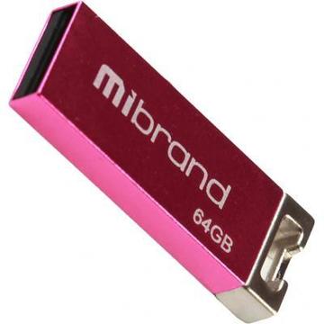 Флеш память USB Mibrand 64GB Сhameleon Pink USB 2.0 (MI2.0/CH64U6P)