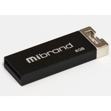 Флеш память USB Mibrand 8GB Сhameleon Black USB 2.0 (MI2.0/CH8U6B)