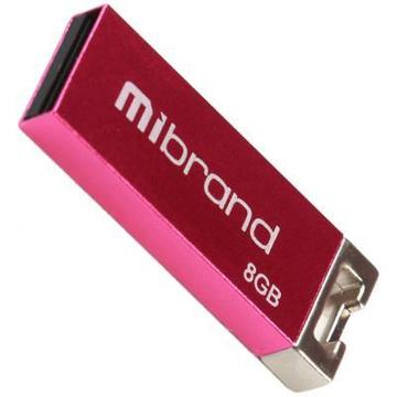 Флеш пам'ять USB Mibrand 8GB Сhameleon Pink USB 2.0 (MI2.0/CH8U6P)
