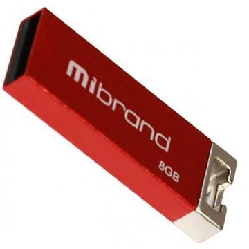 Флеш пам'ять USB Mibrand 8GB Сhameleon Red USB 2.0 (MI2.0/CH8U6R)