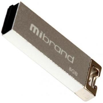 Флеш пам'ять USB Mibrand 8GB Сhameleon Silver USB 2.0 (MI2.0/CH8U6S)